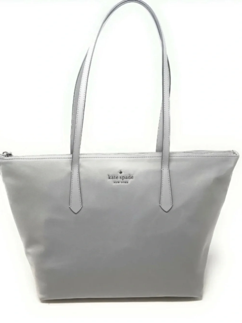 kate spade retails $299 ($49) Gray Tote with Top Zip